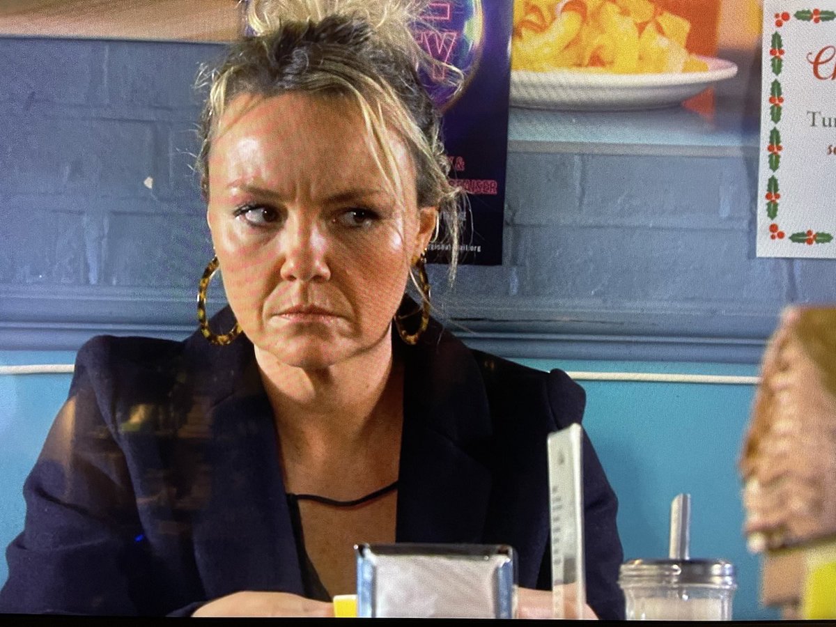 spiderstacy's tweet photo. Catching up on @bbceastenders and watching Janine plotting how to sabotage Linda as #streamsofwhiskey plays in the background.. ooh, she’s so bad! https://t.co/92iSOfhkZi