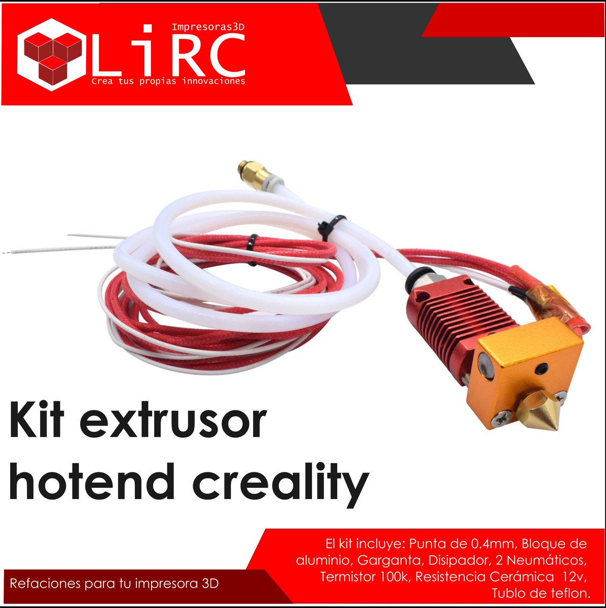 LiRC_3D's tweet photo. ➡️Este kit de extrusor es ideal👌🏼 para tu Creality, consiente 💖🎁🛍️⚙️ a tu impresora 3D y obtén las mejores impresiones 3D🗿🏰⚙️. 
Precio de venta $509.00

#impresiones3D #Tecnología #impresoras3D #Diseño3D #Creatuspropiasinnovaciones
#piensadiferente #chiapas #Tuxtla3D https://t.co/hROkDIrDAI