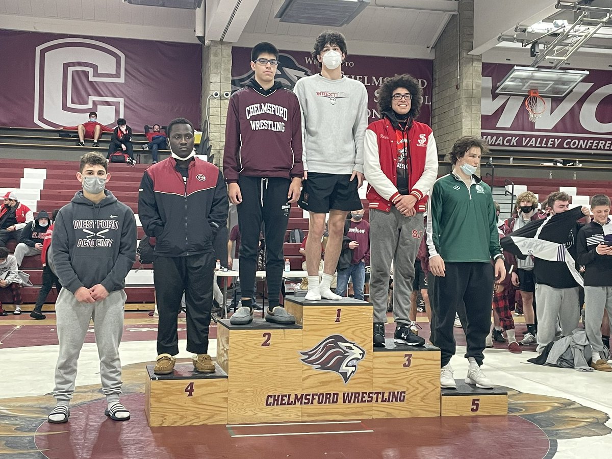 Kevin DeNorscia (@stjohnswrestlin) on Twitter photo Chelmsford Tournament is in the books!
<a href="/SJShrewsbury/">Saint John's</a> Wrestling finished 5th out of 18 teams!
Great effort from all wrestlers including 2nd place finishes from Jackson Harris & Ben Colebourn. As well as a 3rd place finish from Davis Rowe! <a href="/SJHS_PioneersAD/">Saint John's HS Athletics</a> Chelmsford Tournament is in the books!
<a href="/SJShrewsbury/">Saint John's</a> Wrestling finished 5th out of 18 teams!
Great effort from all wrestlers including 2nd place finishes from Jackson Harris & Ben Colebourn. As well as a 3rd place finish from Davis Rowe! <a href="/SJHS_PioneersAD/">Saint John's HS Athletics</a>