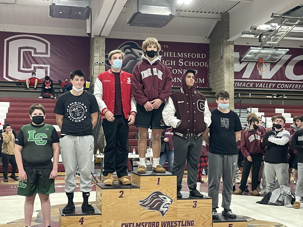 StJohnswrestlin's tweet photo. Chelmsford Tournament is in the books!
@SJShrewsbury Wrestling finished 5th out of 18 teams!
Great effort from all wrestlers including 2nd place finishes from Jackson Harris &amp; Ben Colebourn. As well as a 3rd place finish from Davis Rowe! @SJHS_PioneersAD https://t.co/SmiZG7PeGN
