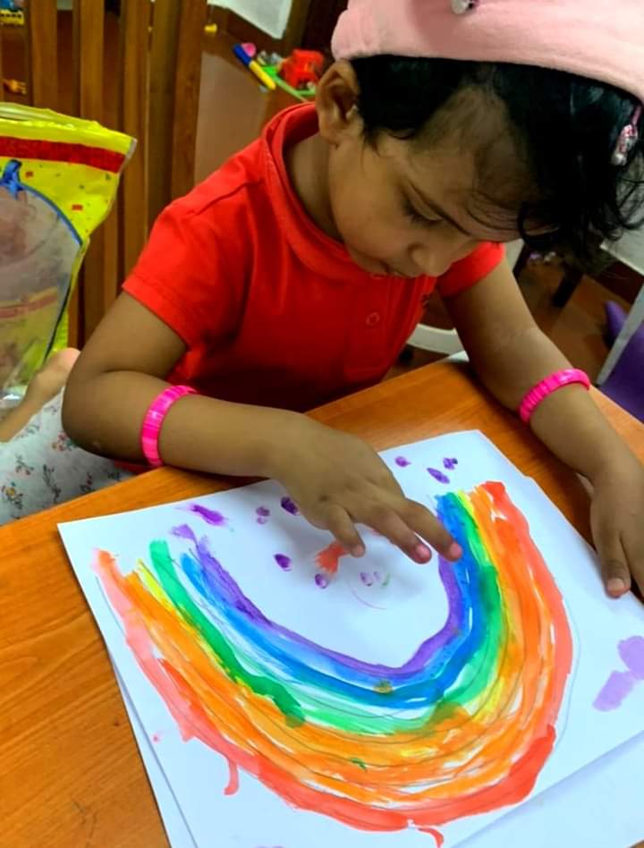 StMarksILC's tweet photo. Learning about a Rainbow &amp; Colour Concepts through Creativity Expression activities. #StMarksILC #CreativeExpression #ArtBasedLearning #EQ #EmotionalDevelopment #HolisticChildDevelopment #Creativity https://t.co/dxTj0ucf8B