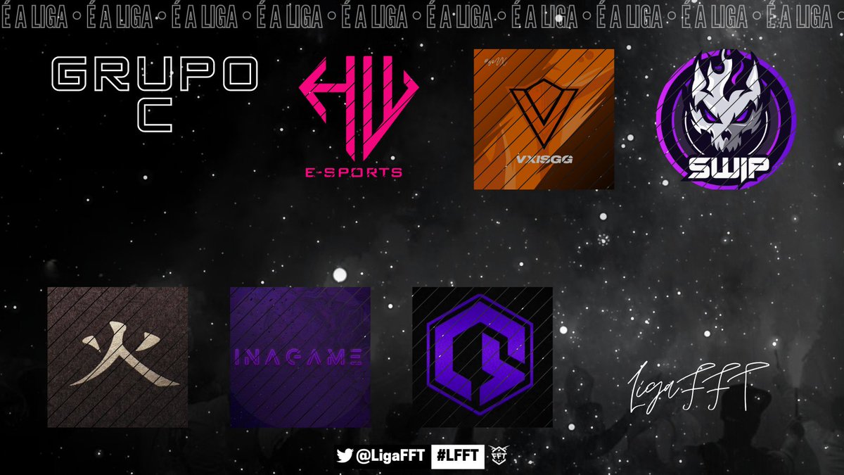 LigaFFT's tweet photo. Hora do último grupo! Esses são os integrantes do Grupo C.
@HWesports_ girls, @VXISgg, @swipofc, @JornalNaruto, @inagamegg e @X9eSportsgg.
BEM VINDOS A LIGA FFT!
Vamos conhecer melhor cada um dos integrantes do grupo👇
#ÉALiga #LFFT https://t.co/yxtUbLqTMD