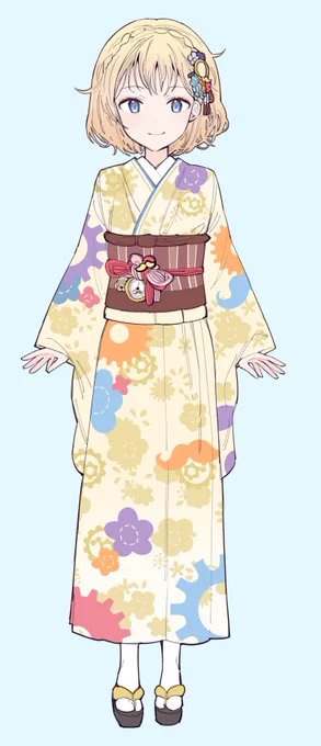 AME KIMONO TANOSIMI👘💛
#ameliart #AmeGuess 