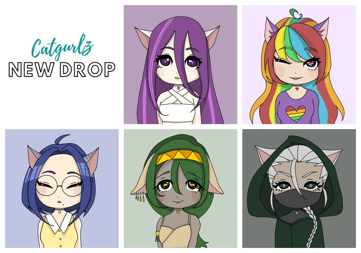 How cute are these Catgurlz?! Limited supply so adopt while you can! :3💝

Check out the <a href="/Catgurlzs/">Catgurlz</a> collection at opensea.io/collection/cat…

#catgirls #NFTs #NFTs #opensea #NFTartist #NFTCommunity