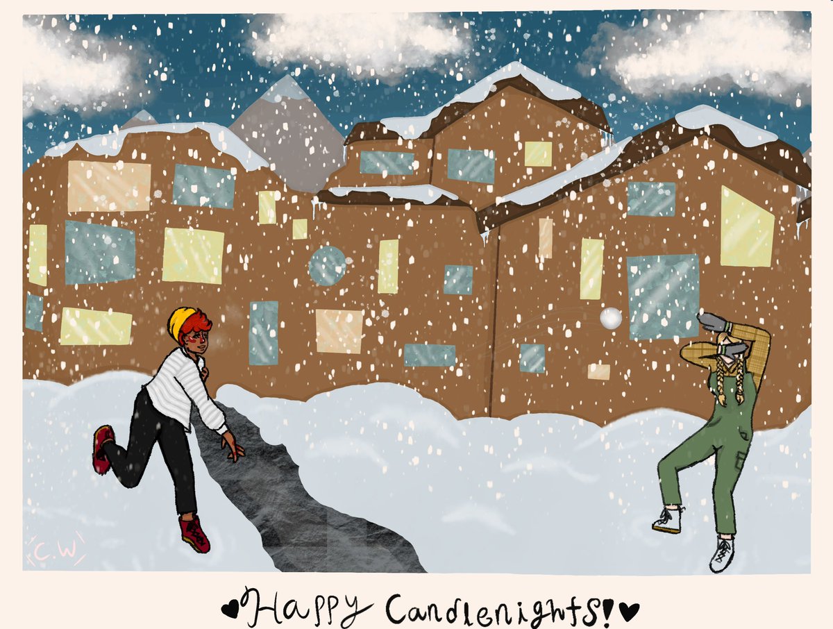artrovertt's tweet photo. Candlenights exchange gift for @trickylich !! Always love being able to make amnesty and danbrey content 🥰 I made two versions bc I’m super indecisive hsjvhzhd 
happy holidays + new year 💕 @CandlenightZone https://t.co/2vZWY7x4ic