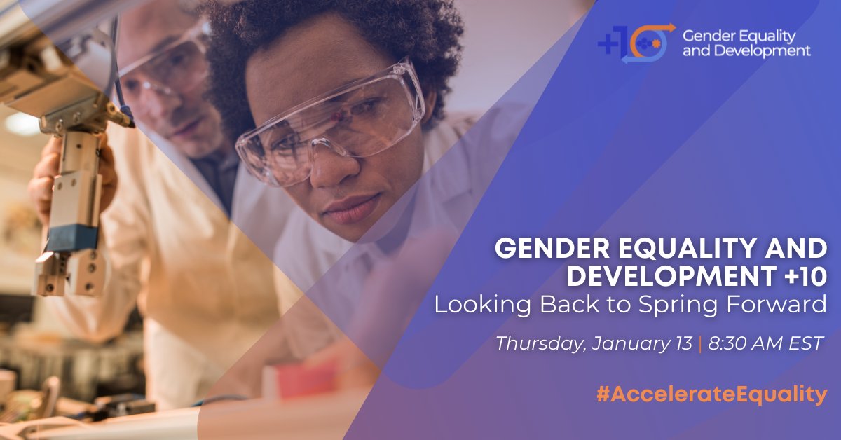 WBG_Education's tweet photo. 📅2022 marks 10 years since the WDR on #GenderEquality was published!
🌐The @WorldBank will take bold action towards #AcceleratingEquality - putting women & girls at the center of recovery efforts from #COVID19, catalyzing a stronger recovery 💪
Join us: https://t.co/USEgRNsinL https://t.co/Wfh3kEKXaK