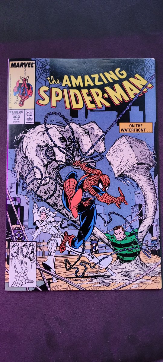 ComicRec's tweet photo. The Amazing Spider-Man 303. Spider-Man teams up with Silver Sable and Sandman to take down some Nazis. Such a good read! #SpiderMan #marvel #comics #sandman #silversable #comicrec. https://t.co/NcDI867jPP