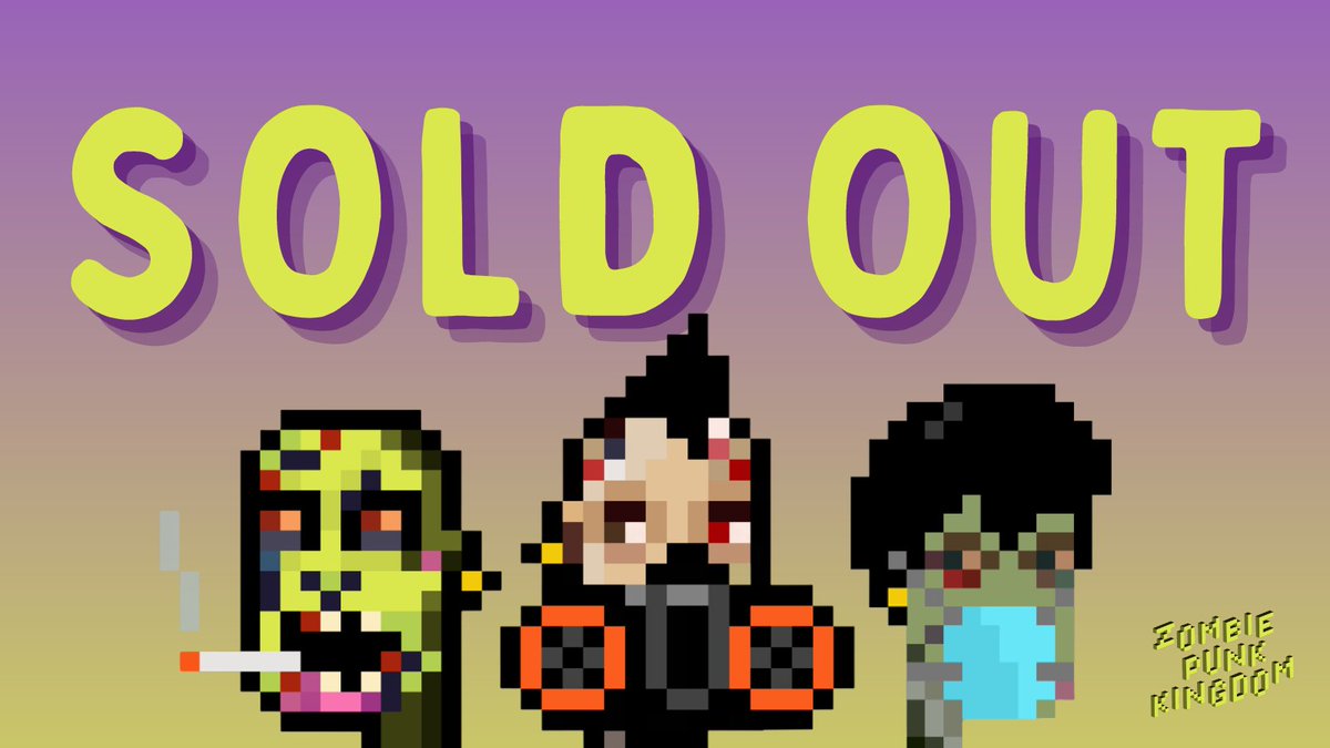 ZOMBIE PUNK KINGDOM | GEN-1 & GEN-2 SOLD OUT!! tweet media
