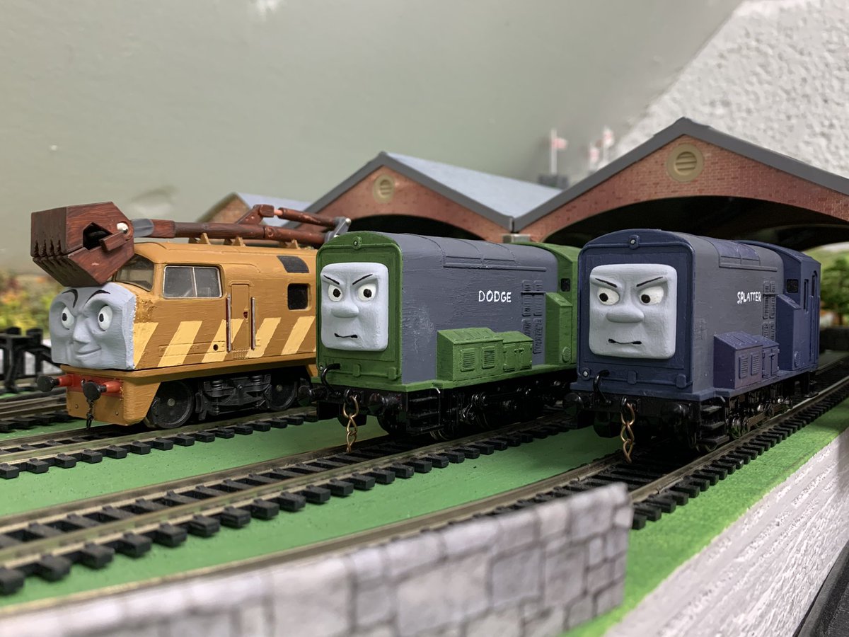 TheTTTEGuy's tweet photo. I love these guys. There seems to be a theme here, I wander what custom I’m working on next…
#TTTE #thomasandfriends #thomas #ho #OO #custom #diesel10 #splodge #tatmr https://t.co/LpAm0AywtC