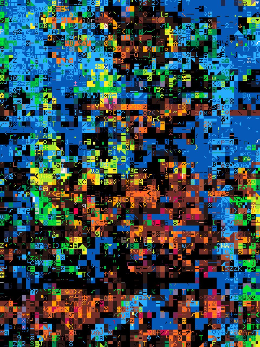bayfragile's tweet photo. Noise in a city is like a song of summer insects, everpresent 

https://t.co/WP20AKAUXS

🐉

#abstrascii #digitalart #tezosnft https://t.co/2oMIZL7eGp