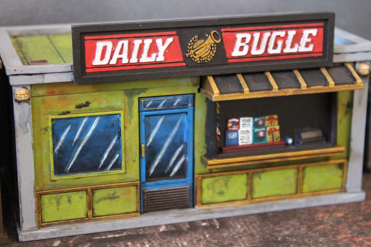 bluetable's tweet photo. Painted up some Marvel Crisis Protocol terrain. https://t.co/gLH7e93163