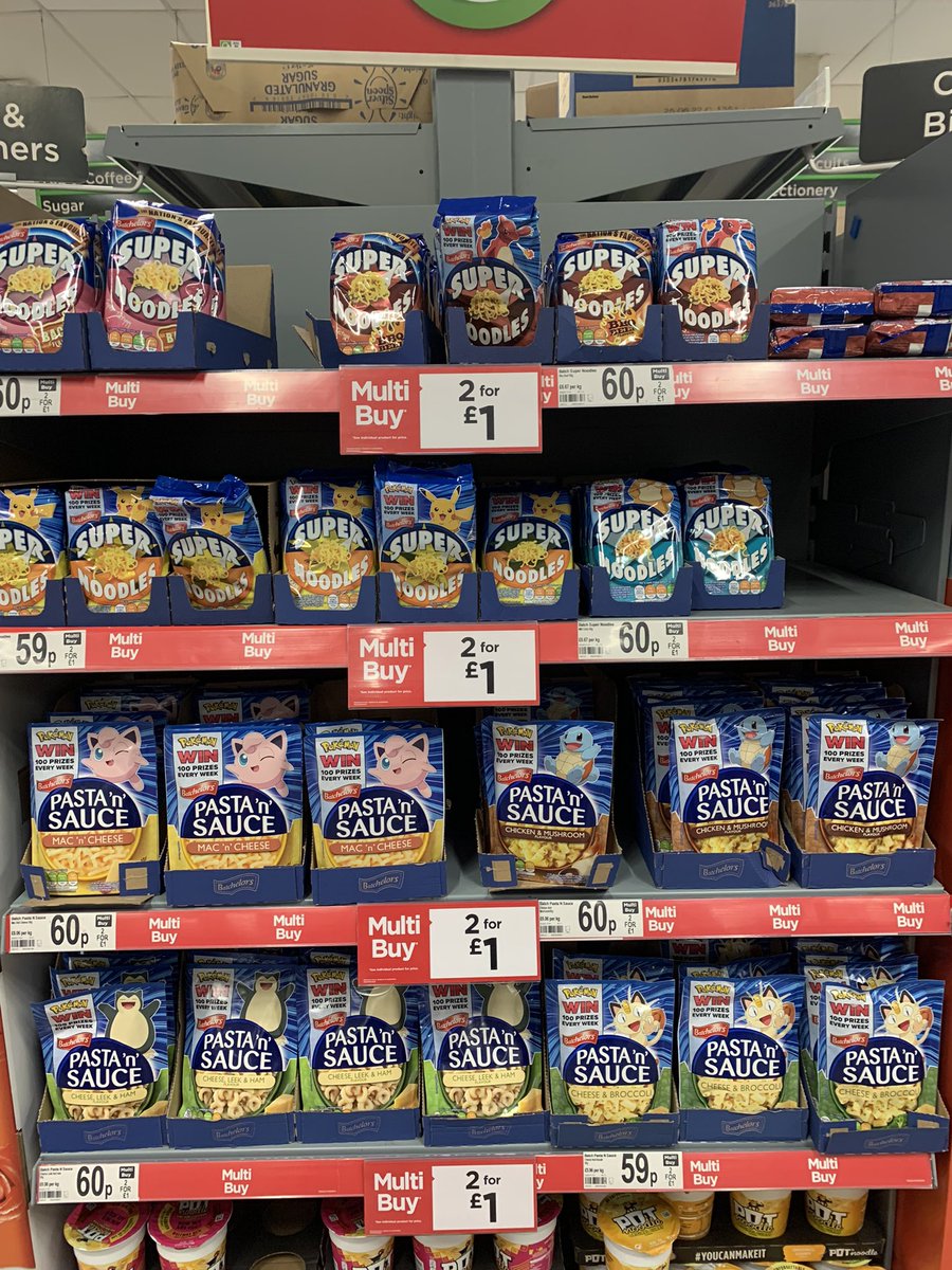 TIGRESSofficial's tweet photo. Why don’t they have Magikarp themed Super Noodles / Pasta ‘N’ Sauce packets? #justiceformagikarp https://t.co/crMI9dpBqO