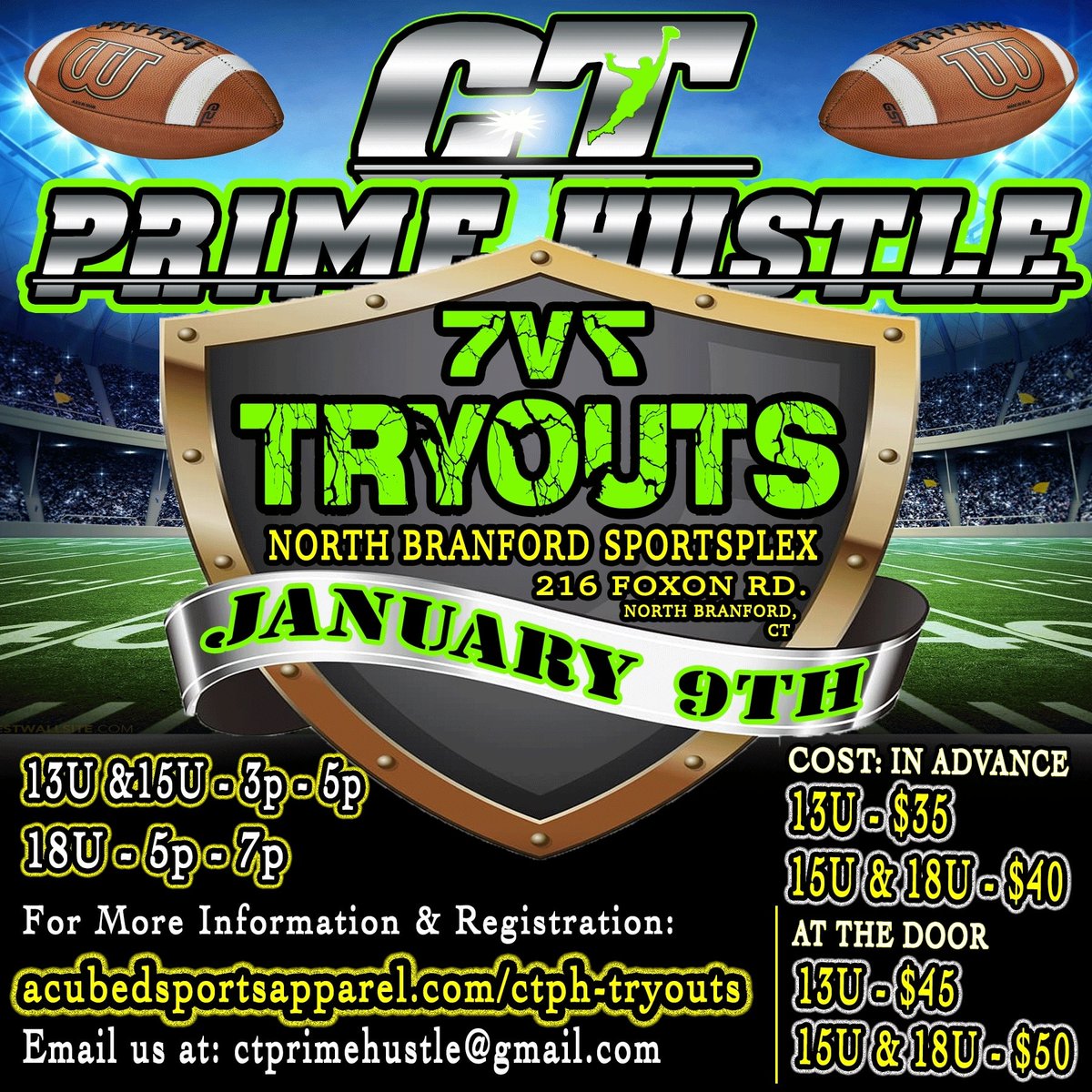 Tomorrow's the day!!! Tryouts for the 2022 season. 13U &amp; 15U at 3pm and 18U at 5pm