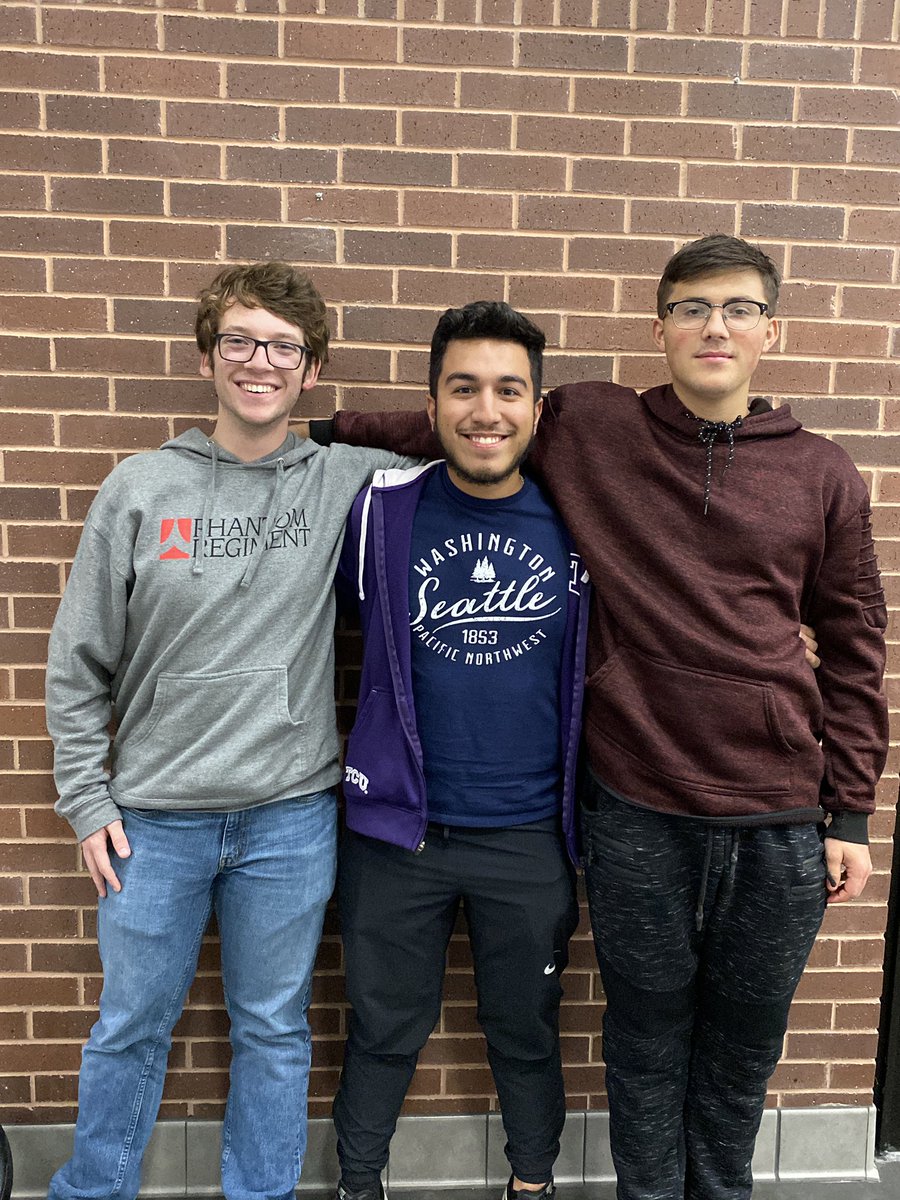 Congratulations to our three area qualifiers - Logan Bingham, Julian Garcia, and Geoffrey McNeeley. 
Another HUGE congratulations to Logan and Julian for making the All-State Band! @EMSISDFineArts <a href="/ChisholmTrailHS/">CTHS</a>