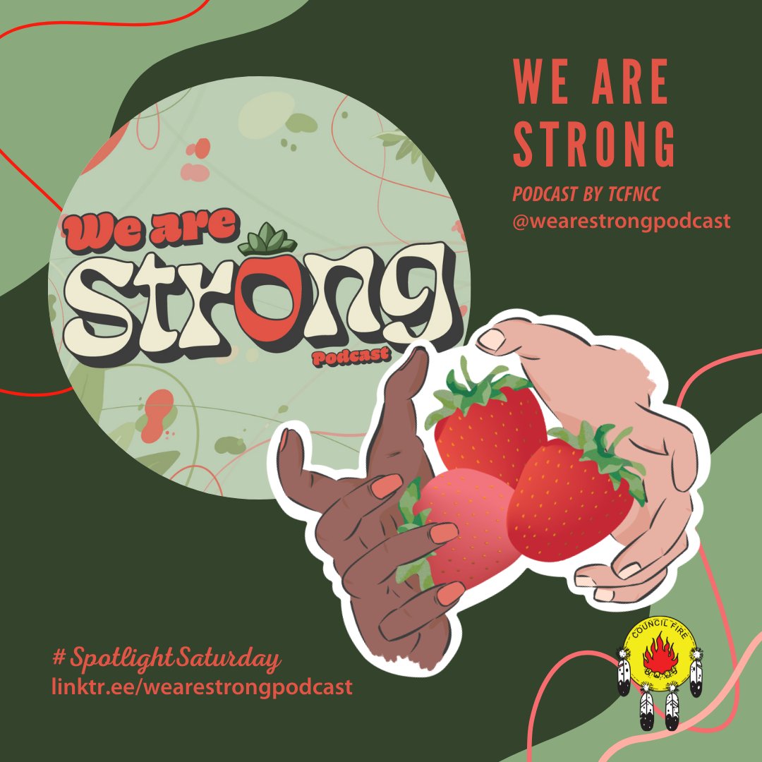 TOCouncilFire's tweet photo. We are keeping it in the #family with this weeks #SpotlightSaturday ❗
#TCFNCC is proud to present, "We are Strong" a BIPOC, youth-led podcast that addresses Human Trafficking within our communities, and so much more!
Check out their https://t.co/k7ddAHT25I to hear the show ❤️ https://t.co/WaZDp6rGgO
