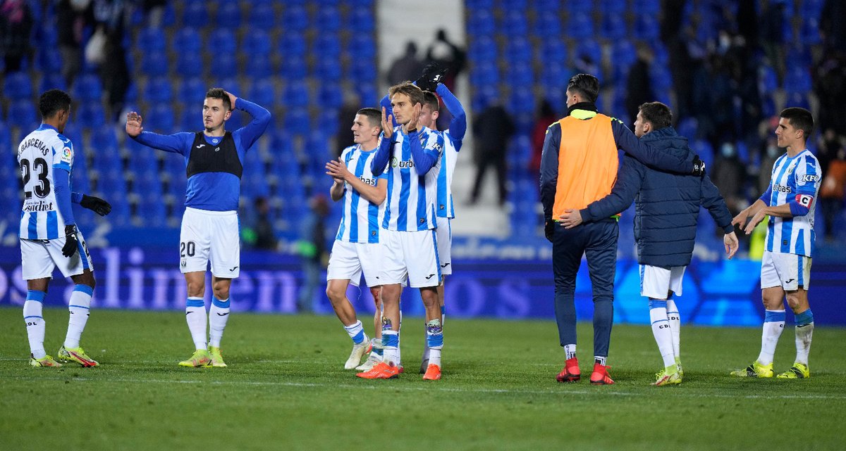 👏🏻Hoy vuestros ánimos caldearon Butarque ¡Seguimos juntos! #GraciasAfición #VamosLega