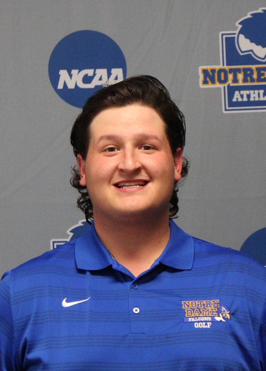 CFB247's tweet photo. Anthony Dipaolo 
Notre Dame College, Golf 2012-2016 https://t.co/KAGWpLgWOe