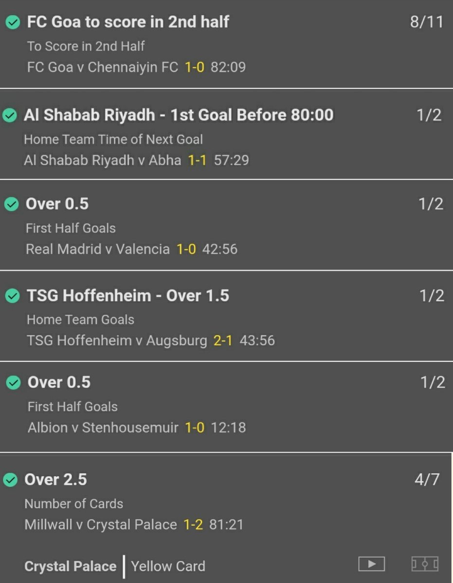 TheStatsKing's tweet photo. VIPS SMASH IT AGAIN 🔥🔥🔥

✅ 10 - 30 CHALLENGE
✅ 5/6 INPLAYS
✅ 5/5 FIRST HALF GOAL LIST
✅ EVENS TREBLE

Another Super Saturday for VIPs 💪 Loads more football tomorrow, heres the link to join👇
https://t.co/lsAeV5TQXc https://t.co/FZj7Wf6mU9