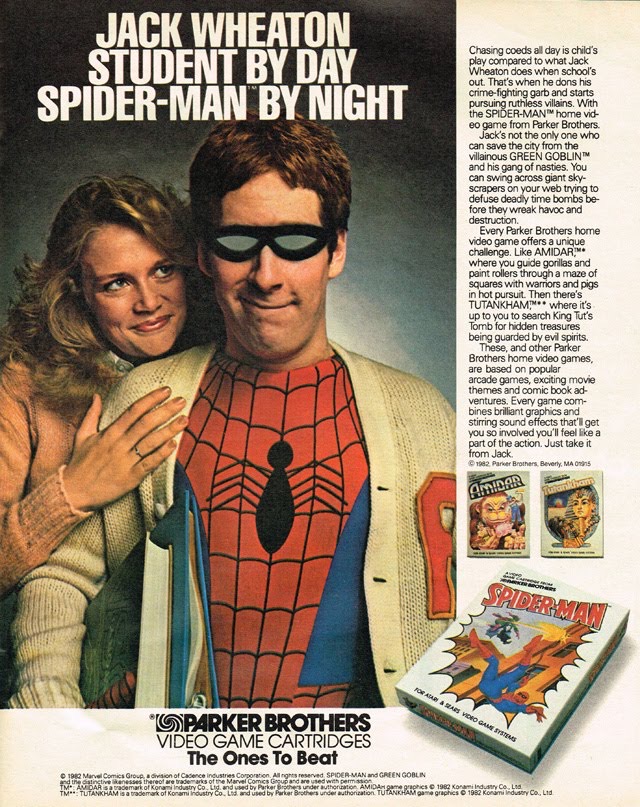 Wait... Jack Wheaton is #SpiderMan? 

#RetroAds #Atari2600