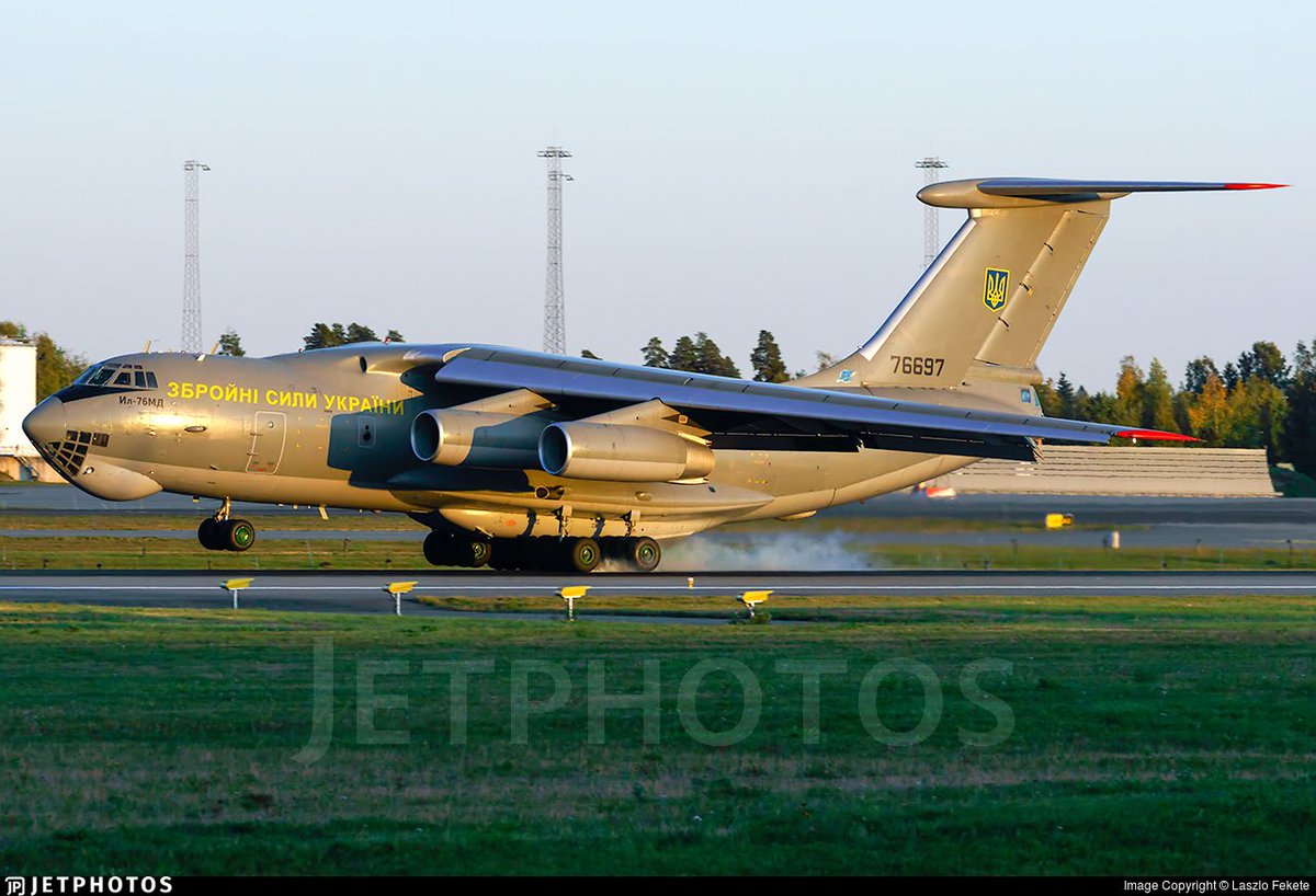 TheSnoopySnoop's tweet photo. #76697 #UkrainianAirForce #50FFC0 #IL76MD 

Heading south from #Demark 

#planespotting #avgeek #milair #haveglass https://t.co/N5BSsRwbMC