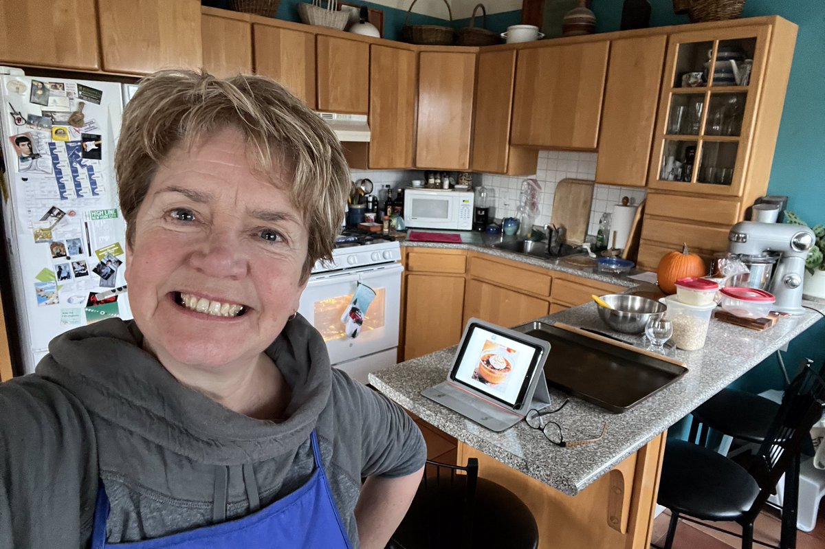 judebakes's tweet image. my happy place ... everyone needs one   #gcbs #cbcbakingshow #pumpkincustard