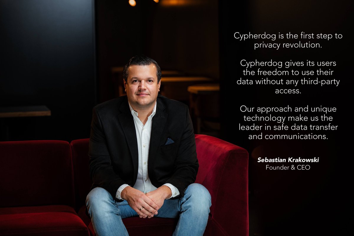 Cypherdog_Inc's tweet photo. #meettheteam our CEO and a person who is behind the whole vision behind #cypherdogtoken Sebastian Krakowski https://t.co/LYYIB1QdtW