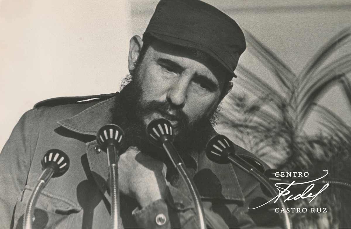 #Fidel:"Nosotros tenemos que mantener una cosa para el futuro; que ese incentivo revolucionario, ese afán de luchar, de crear, de hacer, se mantenga y no se duerma nunca". #FidelVive #SomosContinuidad