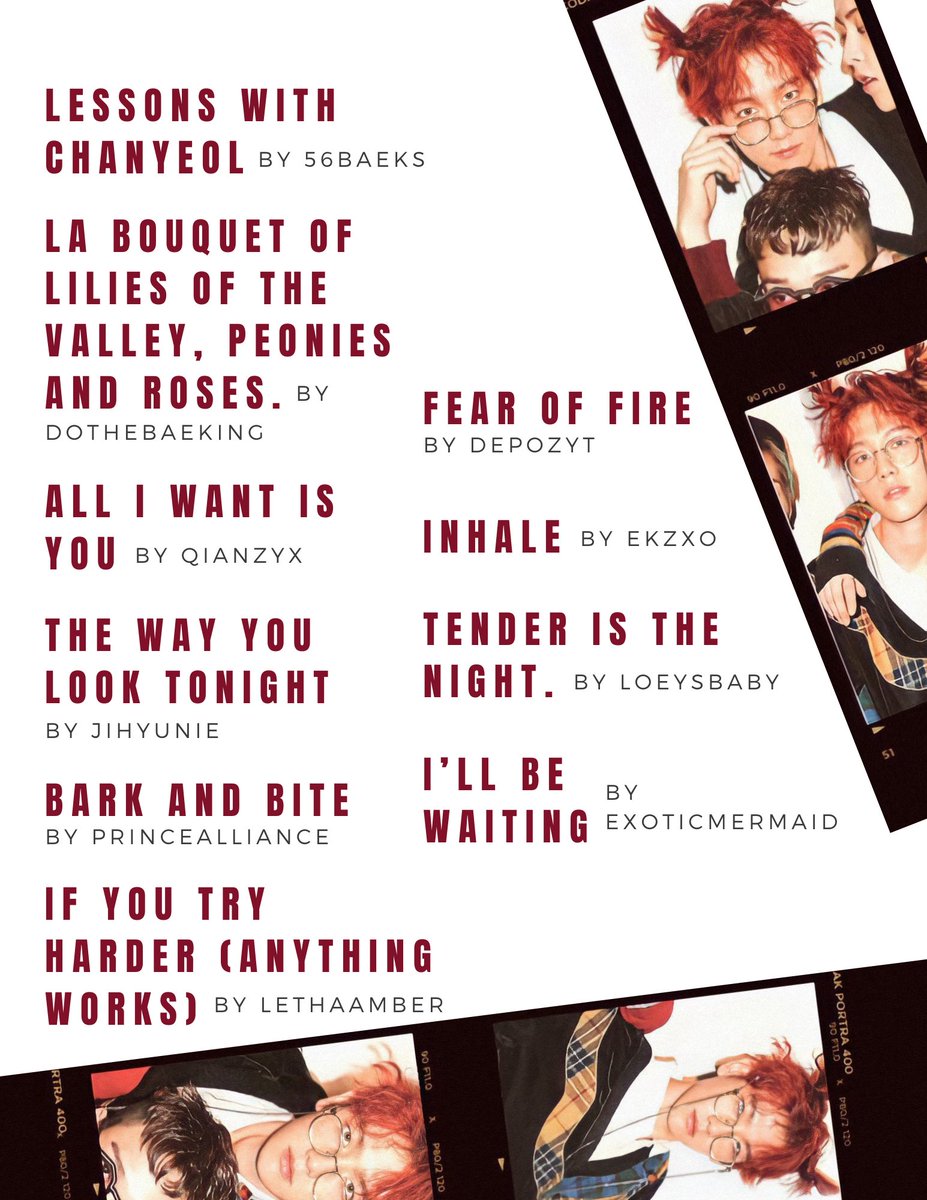 abobaekhyun's tweet photo. 🎞🍓🌙; Reveals!

Here are all the writers and their works for Crescent Moon ʕ •ᴥ• ʔ Writers, feel free to qrt your fic!

Thank you authors and readers for making this round happen ♡ https://t.co/vWXY18P0zX