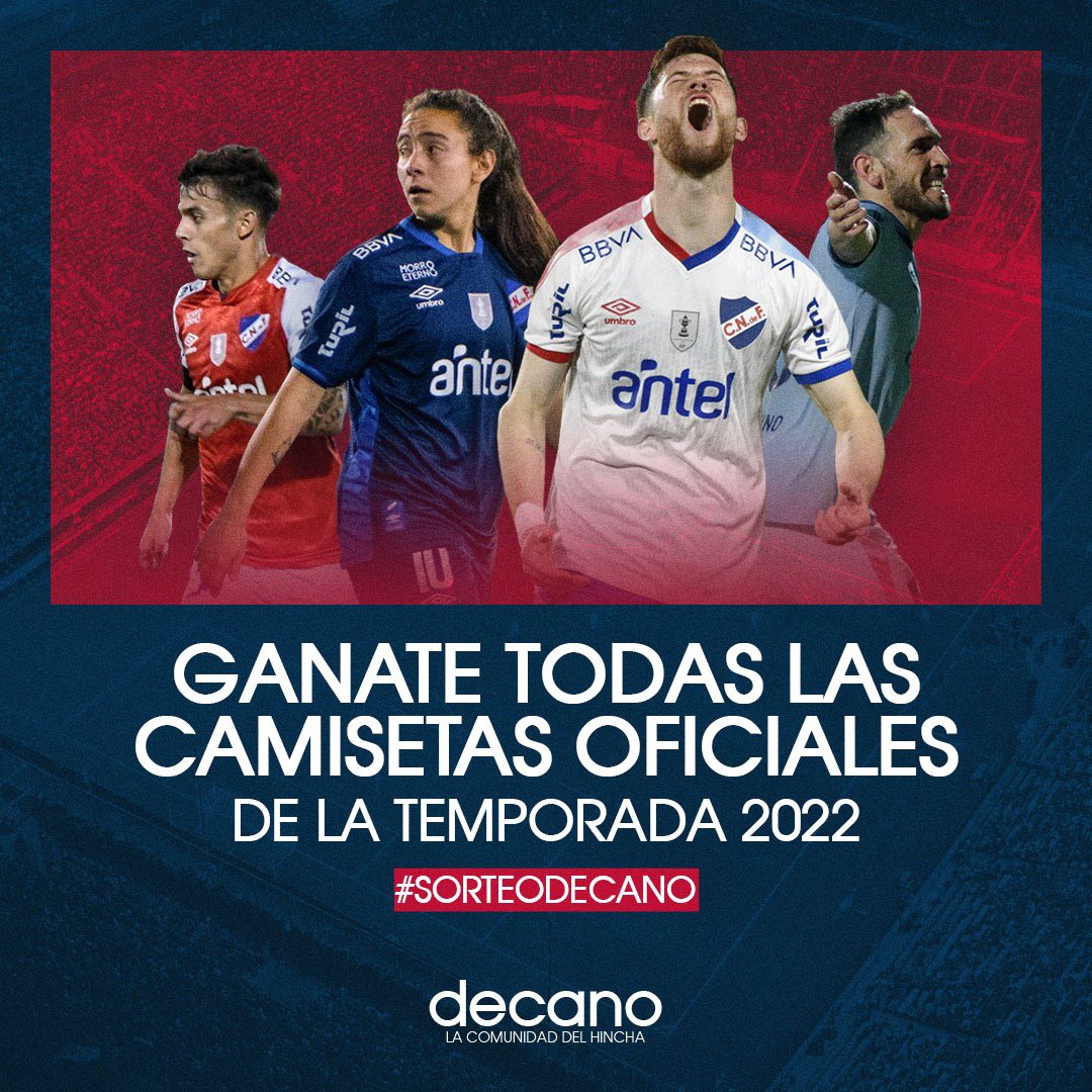#SorteoDecano 🙌🏻

GANATE TODAS LAS CAMISETAS OFICIALES 2022 de <a href="/Nacional/">Nacional</a> 🇳🇱

¿Cómo?

Seguinos ✅ 

Compartí este posteo ✅

Arrobá a dos amigos ✅
