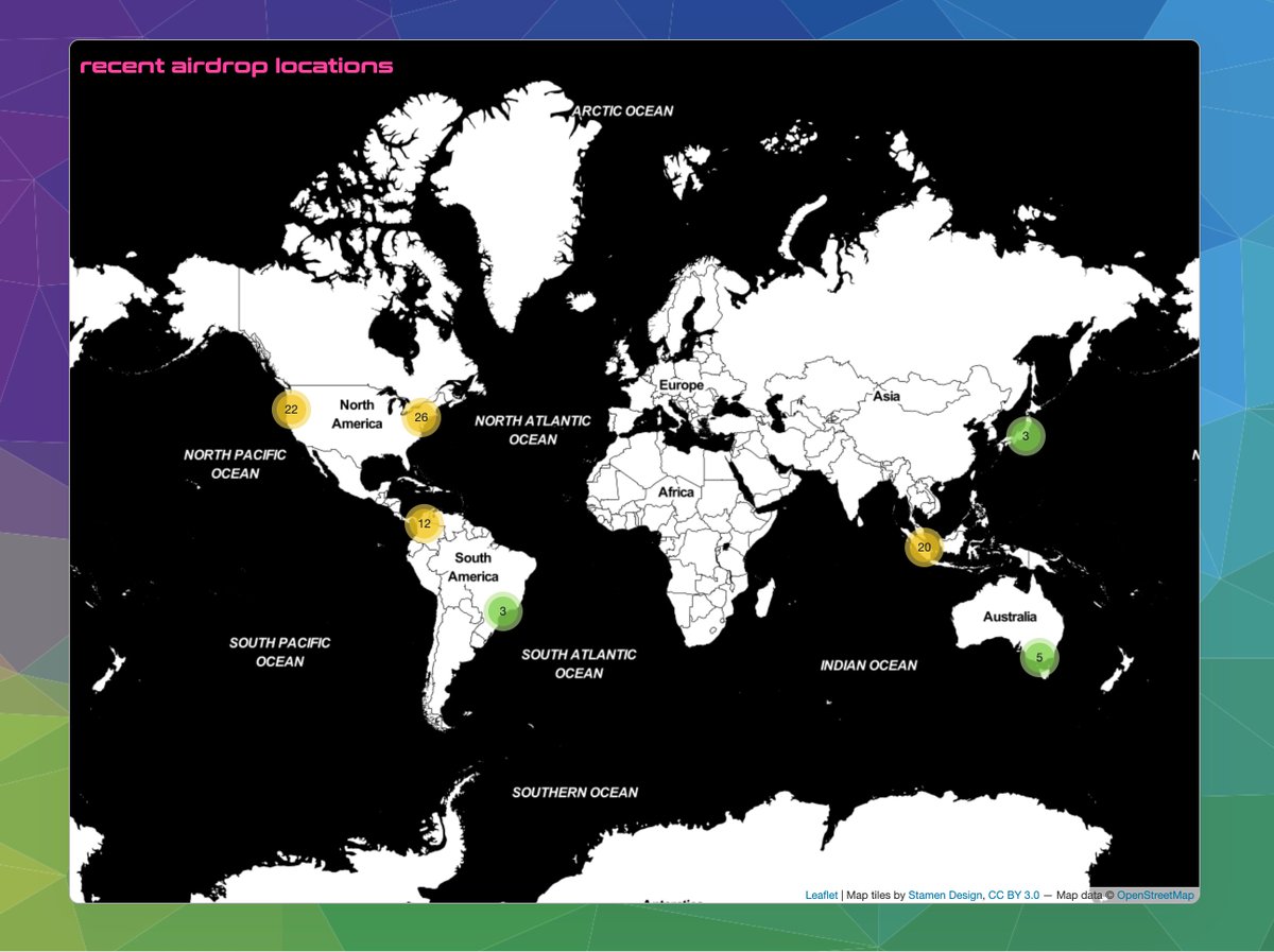 moveFlowTech's tweet photo. We've added a dashboard to our webpage that shows you our recent $FLW airdrops. If you live close by, come and get our beta app and pick them up.
https://t.co/Ax4WEiBVpN
#MoveFlow #TestFlight https://t.co/SY0iek8V6e