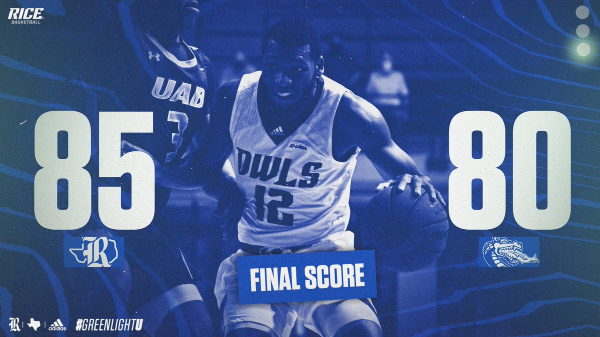 WHAT A WIN! Rice knocks off UAB,