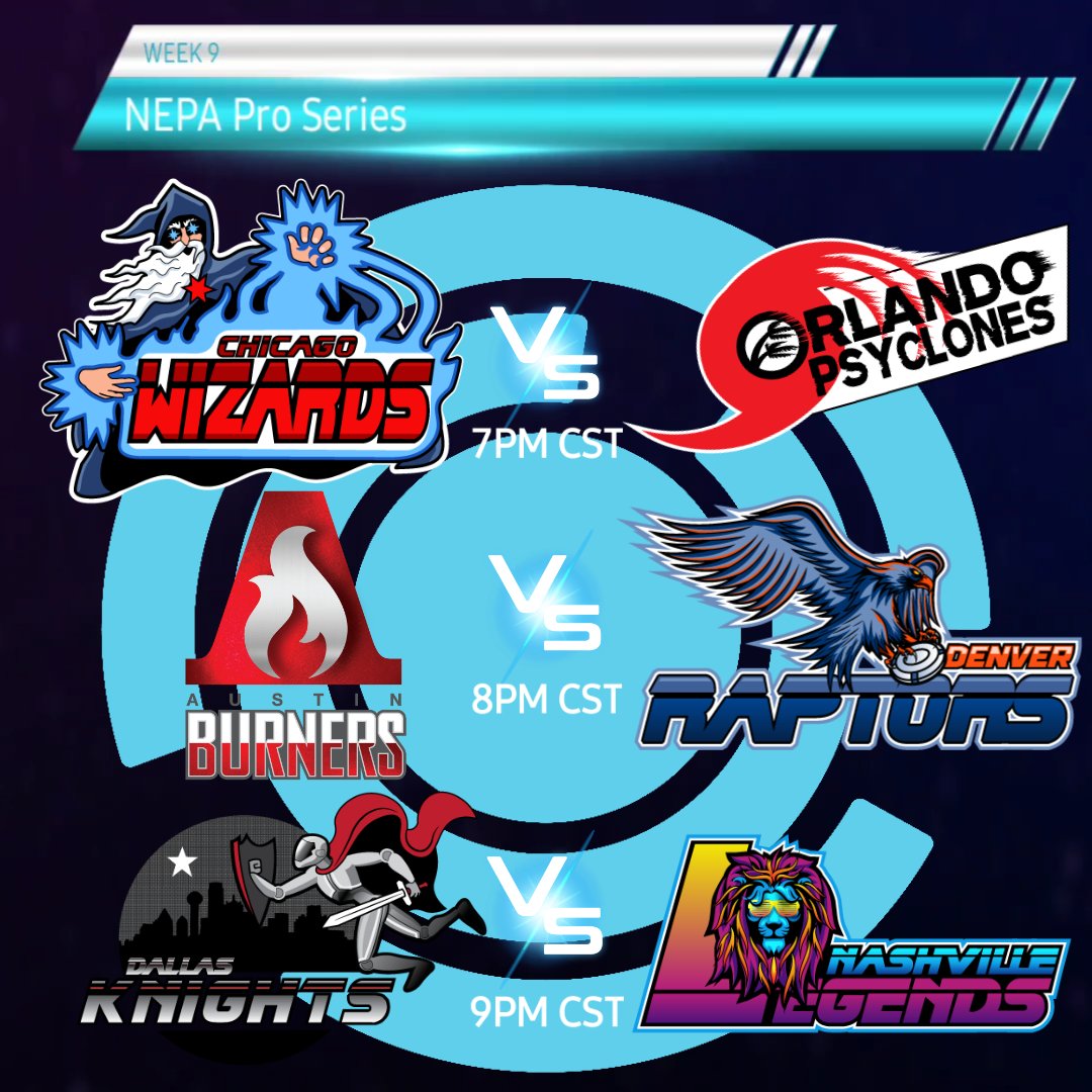 NEPAtvOfficial's tweet photo. Tonight we wrap up the season, and get to see what teams make it into the playoffs. (Get those predictions in)
Live Coverage of the NEPA Pro Series begins 7pm cst on https://t.co/4axxeBIEWe
#nepavr #nepatv #echovr #echogames #vr #virtualreality #proseries https://t.co/CmSNMdFXjv
