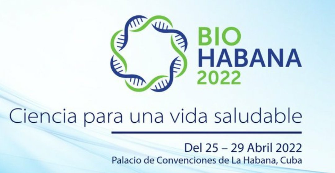 El Congreso Internacional de Biotecnología, @BioHabana_2022 se desarrollará del 25 al 29 de abril en La Habana🇨🇺.  

📌 El evento convocado por <a href="/BioCubaFarma/">BioCubaFarma</a>, bajo el lema: "Ciencia para una vida saludable", estará dirigido a toda la comunidad científica y empresarial del mundo.