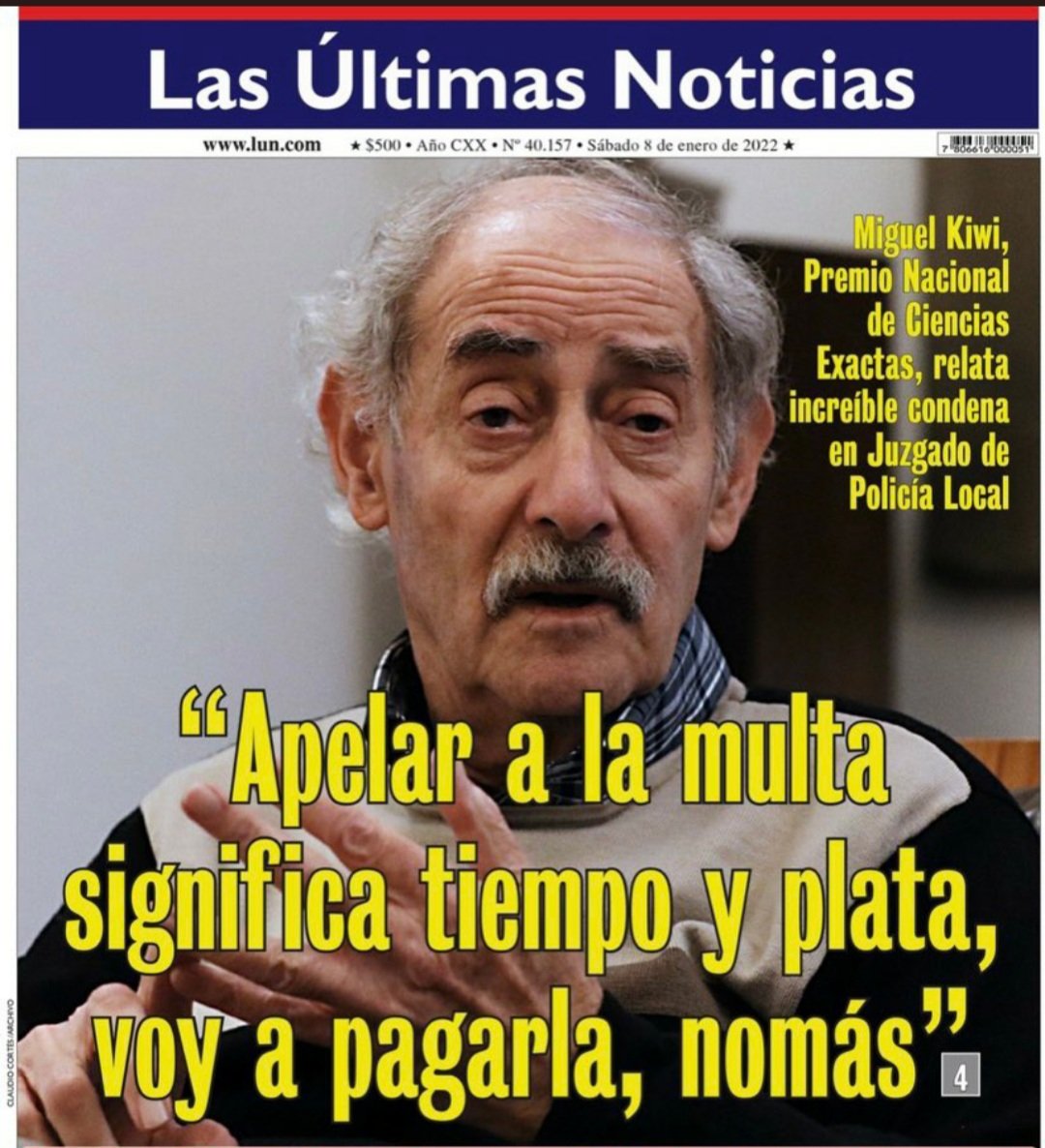 Luis_A_Riveros's tweet photo. Después del maltrato humillante de una juez de Policía Local  un resignado Dr. Kiwi nos da una lección de humildad y resignación ante la impuesta adversidad.  ¡¡Esto no puede estar pasando en Chile,!! https://t.co/GkjDFGJI2F