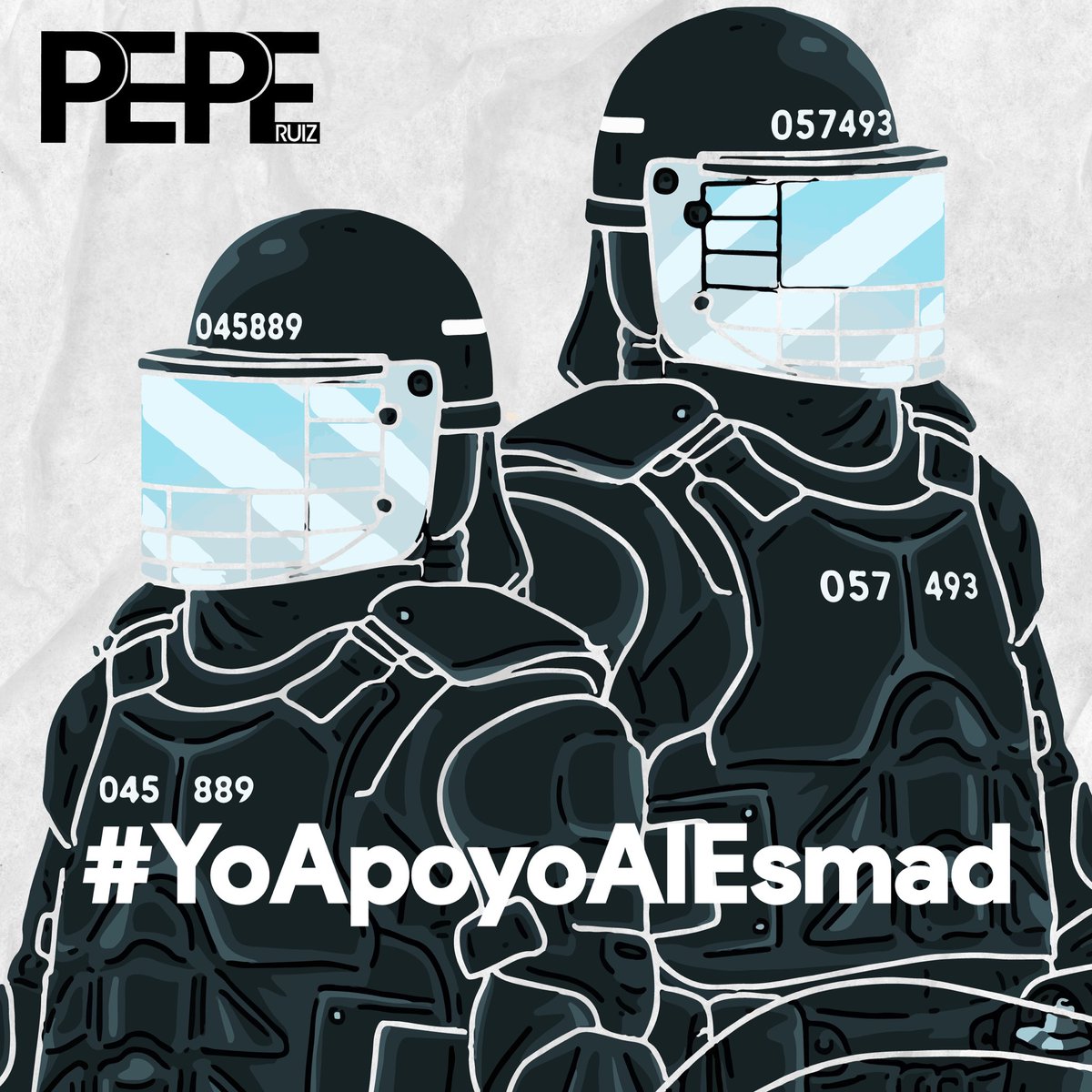Apoyo total a nuestra #Policía hoy y siempre. Condenamos los actos de violencia sucedidos en #Cali contra el #Esmad, desde el congreso protegeremos a la ciudadanía y la fuerza pública. #YoApoyoAlEsmad #RegresaLaPepeMania
#SinFronterasYConPalabra.