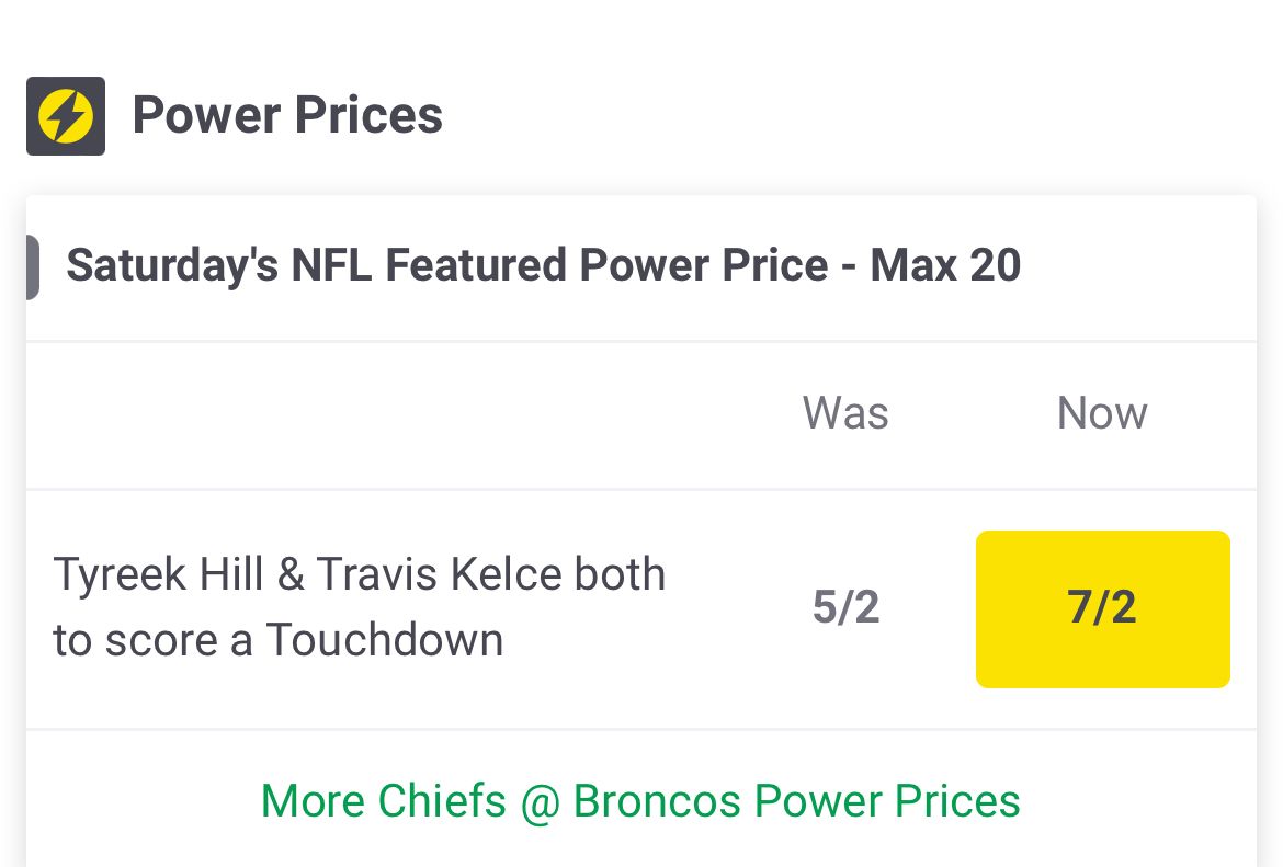 MasterofMessing's tweet photo. @AskPaddyPower what happens to this if Tyreek Hill doesn't play? https://t.co/KgB2M26o5E