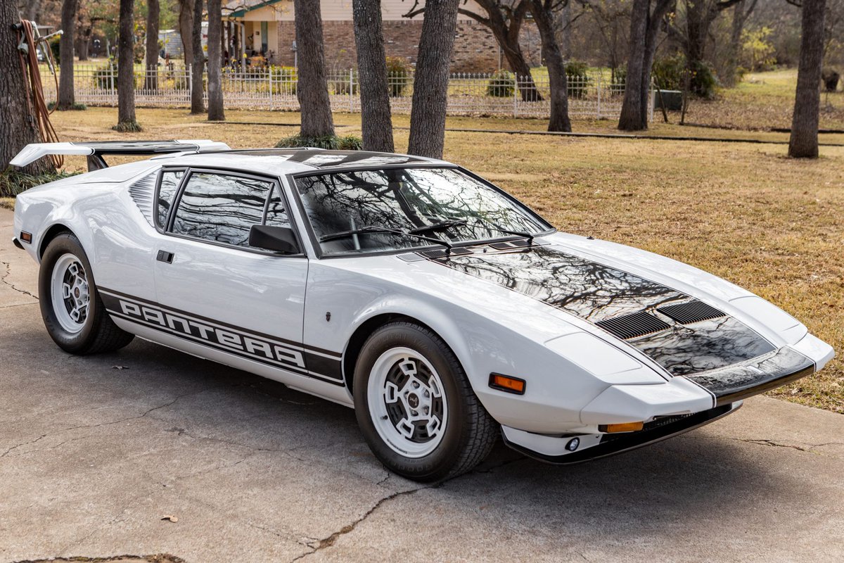 Bringatrailer's tweet photo. Now live at BaT Auctions: 1974 DeTomaso Pantera. https://t.co/Ca6J3OOSmY https://t.co/USbf1ybGzz