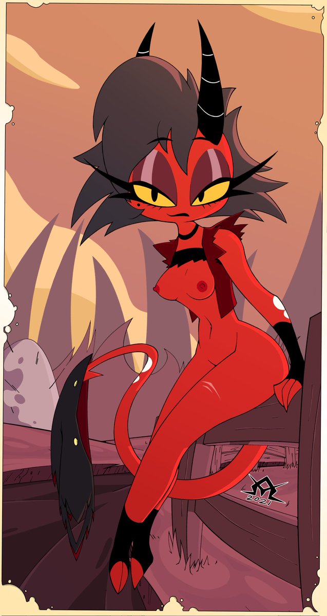 The imp has been very sleepy lately with stress build up. When she finally makes it outside, she is getting a bit too flirty. She smiles as she starts to remove her clothes infront of your muse.

"Oops, I think my clothes are fallin' off~"

((Artwork by Omeyega))