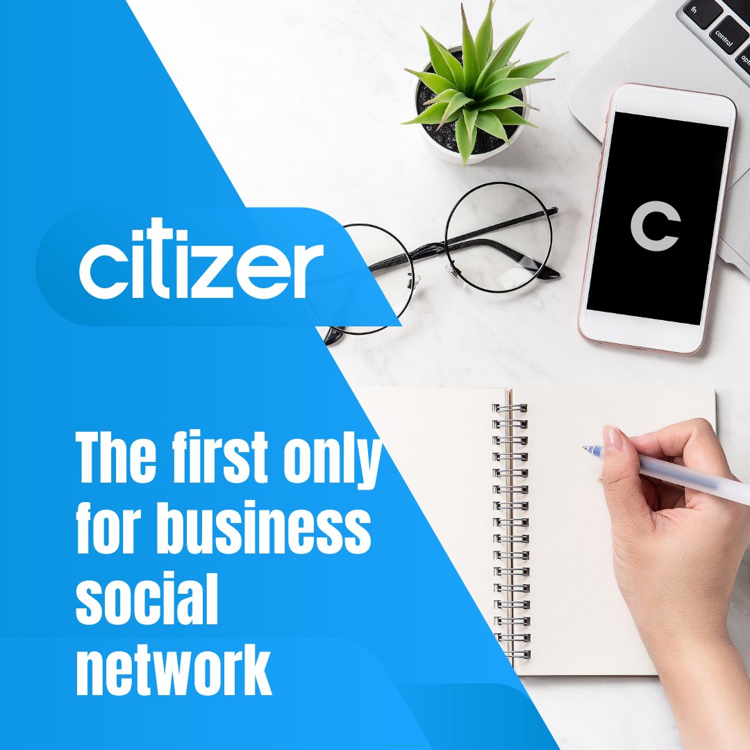ignife's tweet photo. The first only for business social network
Citizer works by connecting business communities together and increasing word-of-mouth for their business.

#smallbusiness #supportsmallbusiness  #shopsmall #shoplocal #smallbusinessowner #entrepreneur #business #supportlocal https://t.co/ic2nxNVqrM