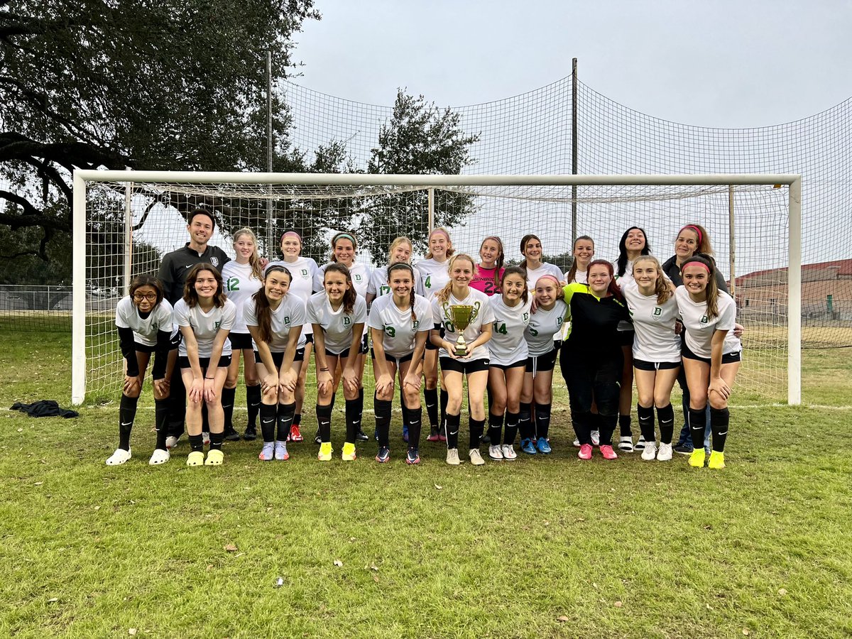 BenbrookSoccer's tweet photo. The Ladycats are coming home with the Silver Championship from the Battle In the Brush tournament.  They defeated Uvalde 2-0.

Goals by: @WhitneyT_22 and Zoe Cleveland

@Gosset41 @LethalSoccer @BenbrookBobcats @tascosoccer #TXHSSOCScores https://t.co/mhFhQcZfDW