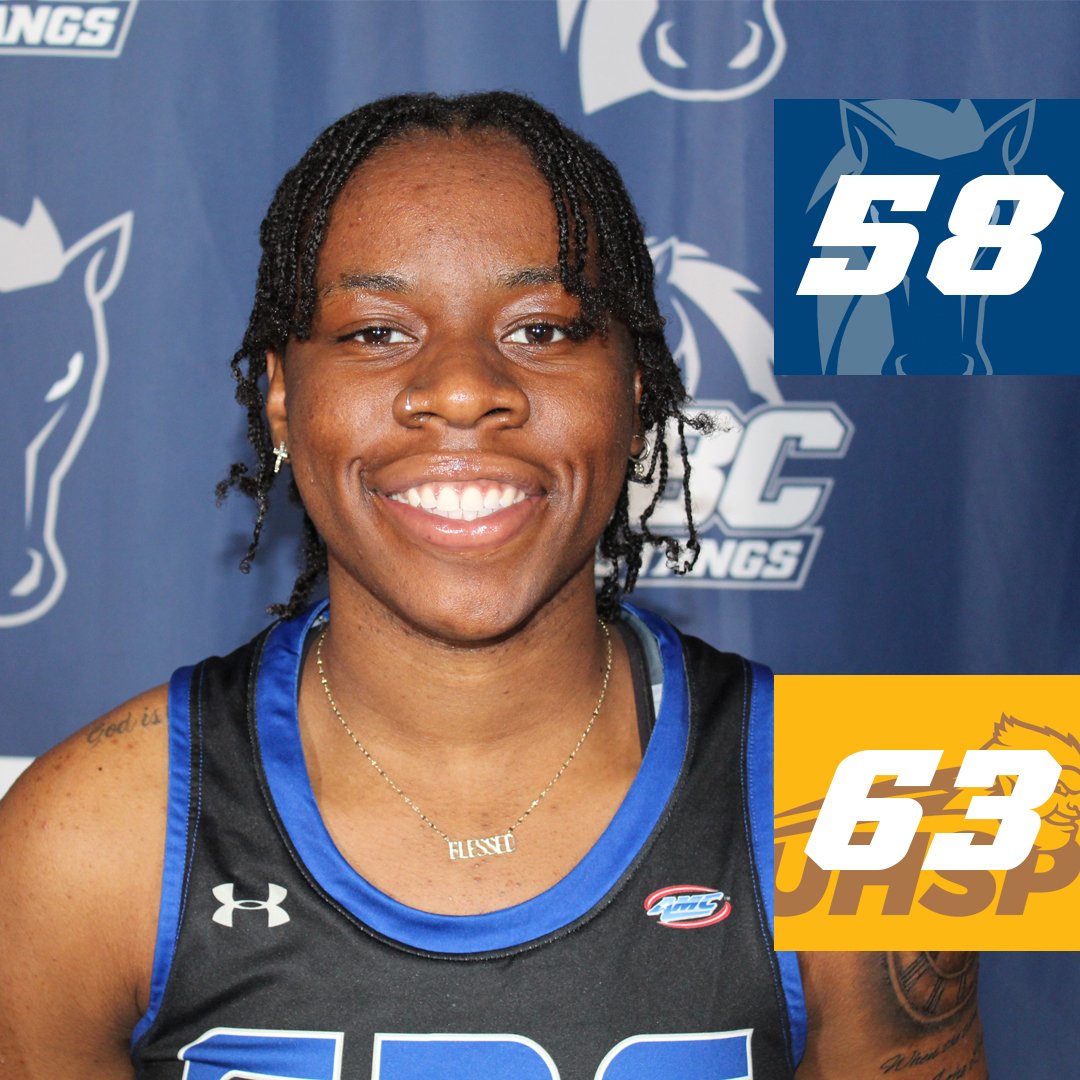 gocbcmustangs's tweet photo. Women's basketball drops a contest to UHSP today despite a double-double from Vicki Duru #leadthestampede #wearecbc https://t.co/47wVe54PGP