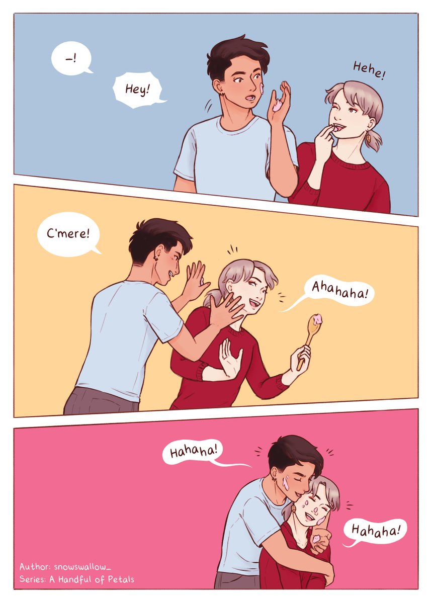 Series: A Handful of Petals
Episode: 8 Baking
A Handful of Petals can be found on Tapas and Webtoon and is a slice-of-life series revolving around a forest spirit and their boyfriend.