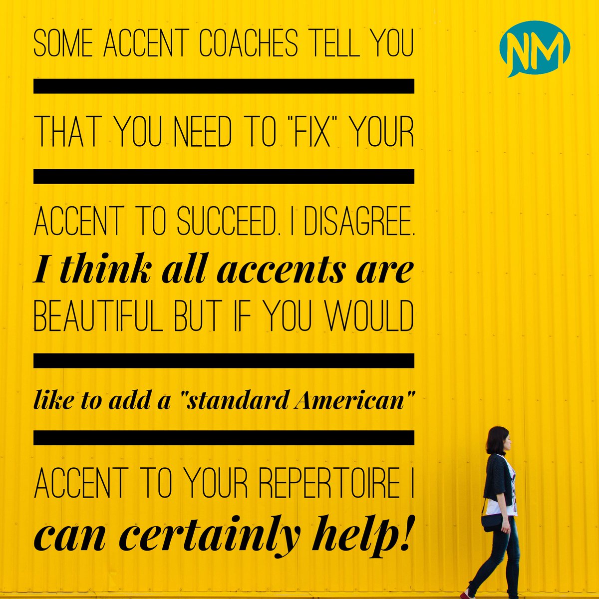 Natalie Moon Coaching (@_studiomoon_) on Twitter photo Your accent is you and beautiful but learning another, whether Standard American or something else, can help when building a character! ☺️
.
.
.
#accentcoach #dialectcoach #accentcoaching #dialectcoaching #accents #acting #actor #actingcoach #auditioncoach #auditions Your accent is you and beautiful but learning another, whether Standard American or something else, can help when building a character! ☺️
.
.
.
#accentcoach #dialectcoach #accentcoaching #dialectcoaching #accents #acting #actor #actingcoach #auditioncoach #auditions