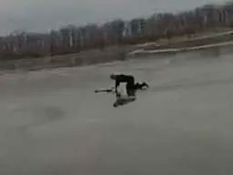 barstoolsports's tweet photo. Awesome Video Of A Cop Running Onto A Frozen Lake To Save A Dog That Was Trapped In The Ice https://t.co/S6TOkpRXDO https://t.co/huHj0IyrrQ