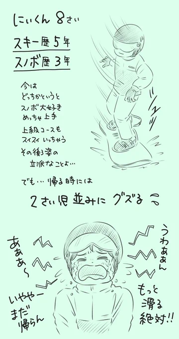 我が家のウインタースポーツ事情
#6さい差兄弟日記 