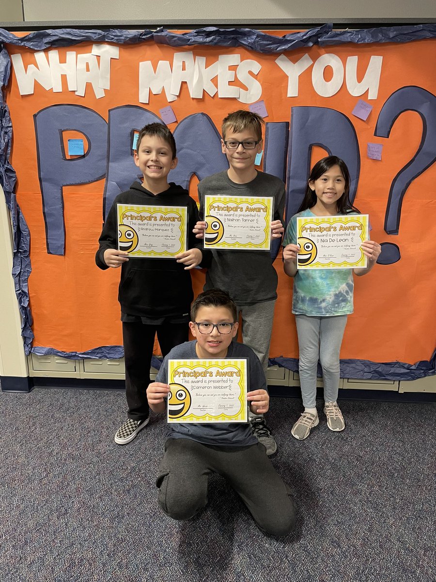 KGrayEddins's tweet photo. Our Principal Award winners couldn’t be any kinder!! We are so proud of you. @EddinsElem #eddinselem https://t.co/gG1O6gImAy