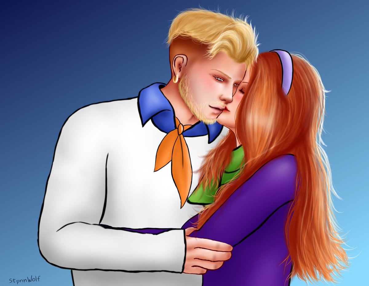 Tessa y Ryan (como Daphne & Fred xD)#fanart.