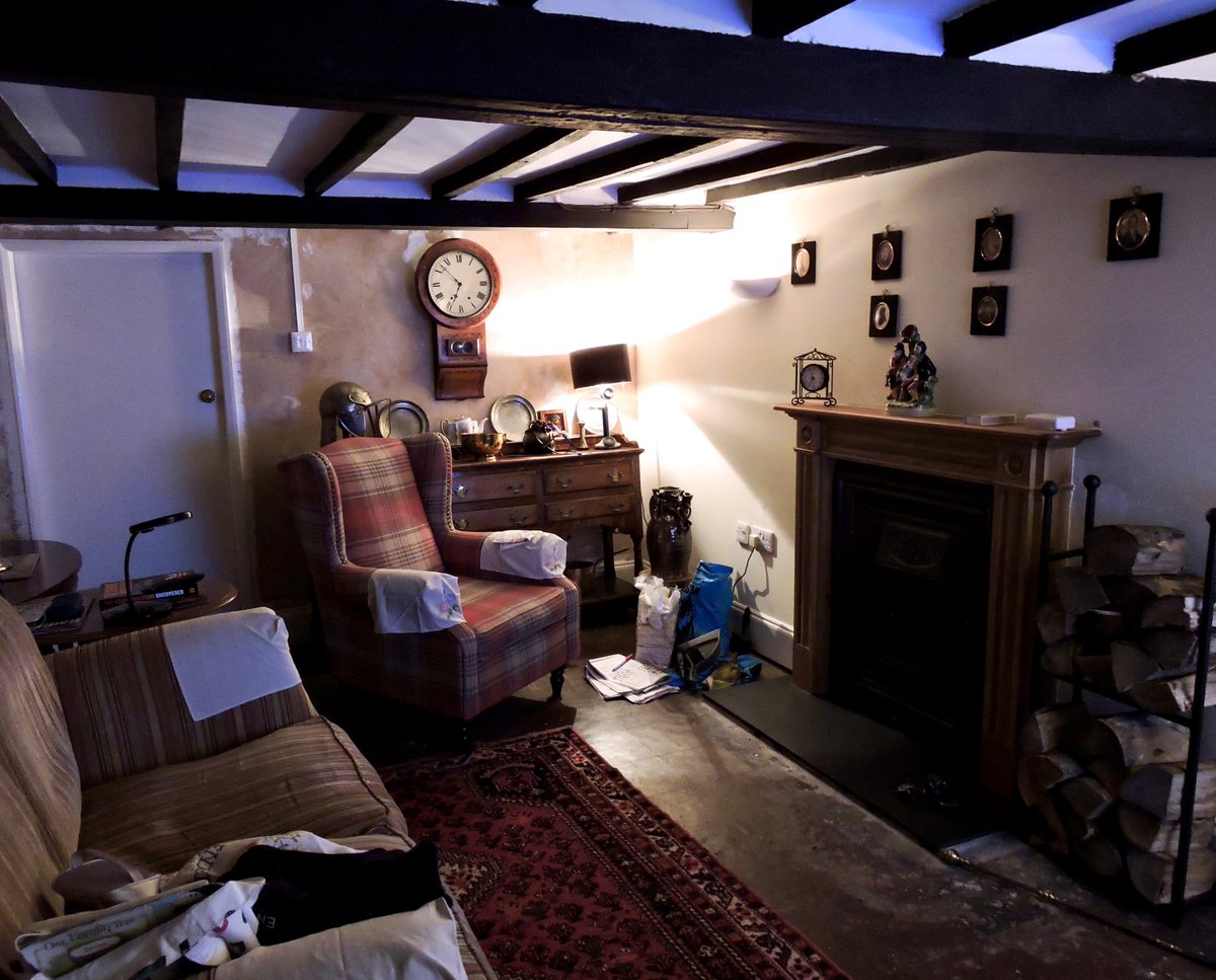 MikeDellwick's tweet image. How it started &amp;amp; how it's going. 😊
(Still lots to do) #OldCottage