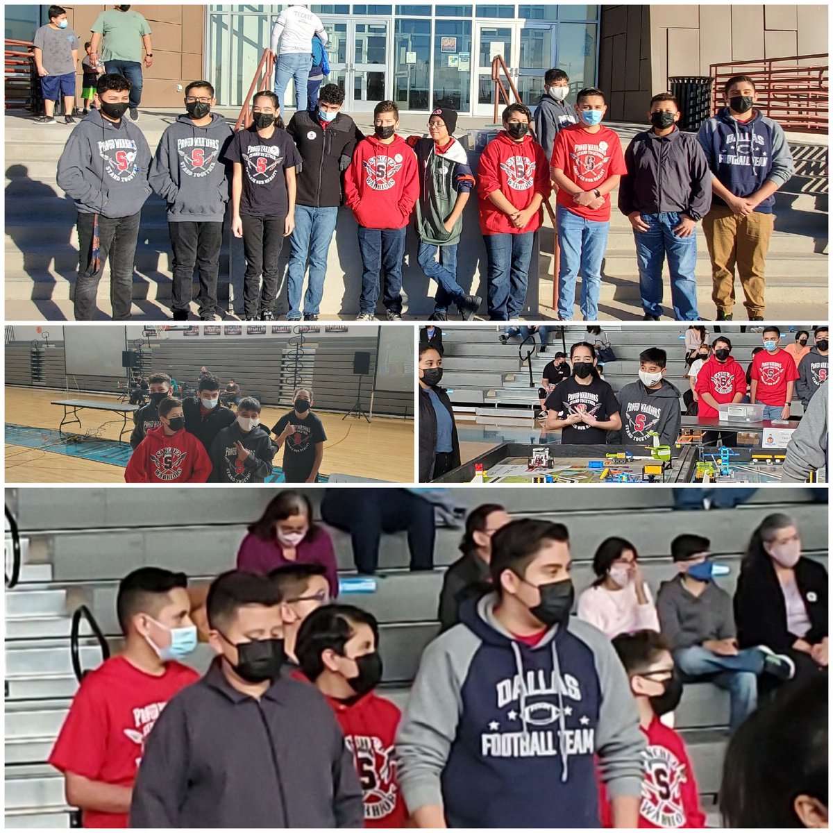 instruct_lead's tweet photo. @Warriors_SSMS compete @PHills_HS #TeamSISD #Robocom 8.0 #ProudWarriors #StandTogether Team Robo Reboot and Warrior Tachs! @Lloera_SSMS Great job! #TradiionandPride https://t.co/EDGGe1w1wF