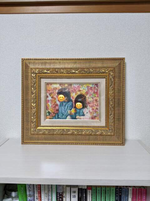 momogaka's tweet photo. 友達から絵を飾っている写真と感想を頂きました💗
オーダーメイドはあまり描いた事がないので凄く良い経験になりました
ありがとうございました🙇‍♀️ https://t.co/DPGbuVgywr